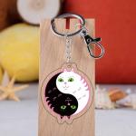 Holographic Acrylic Key Chain Cute Cartoon Animal Pet Picture Printed Acrylic Picture Keychain