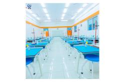 China Metal School Lab Room Table Designed For Teaching And Workbench Function supplier