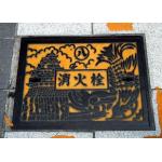 C250 Ductile Iron Square Art Manhole Cover Size 700*865*100mm