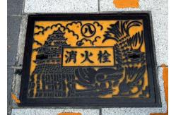 China C250 Ductile Iron Square Art Manhole Cover Size 700*865*100mm supplier