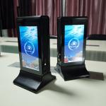 7 Inch Interactive Smart Touch Table Menu Advertising Display Double-Sided Chargeable Lcd Screen for sale