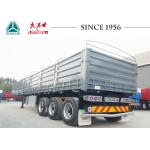 China 40T Flatbed Semi Trailer With Dropside Wall Side Wall Semi Trailer For Sale for sale