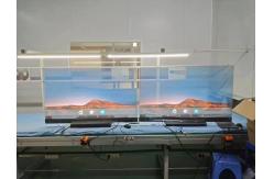 China 55'' 30'' Self Emission Capacitive Touch Display PCAP Table Stand Transparent OLED Signage supplier