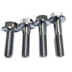 Hexagonal Head Flange Titanium Bolts M2-M35 Size Silver Golden for sale