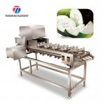 380V 150KG Luffa pumpkin asparagus cucumber lettuce bitter melon slicing machine specifications can be fixed for sale