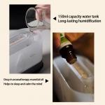 Tranquil Flame Humidifier Bluetooth Remote LED Aromatherapy Customized 150ml