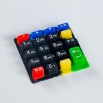 Multi Color 30 To 80 Shore A OEM Rubber Keycaps Full Set for sale