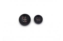 China Concave Large ing Buttons 4 Holes Good Wear Resistance For Gray Blazer supplier