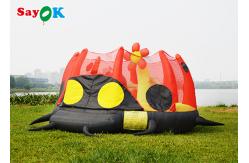 China Waterproof Inflatable Bounce House Children Bouncer Cartoon Ladybug Jumping Bed Slide supplier