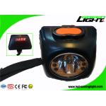 5.7Ah 8000lux Led Mining Cap Lamp Waterproof Underground With High Beam LCD Screen for sale