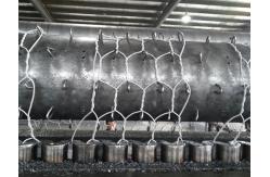 China Galvanized Gabion Hexagonal Wire Netting Machine With Automatic Oil System supplier