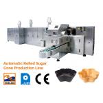 1.5kw Waffle Cone Production Line / Ice Cream Cone Baking Machine with Double Layered Panel Door for sale