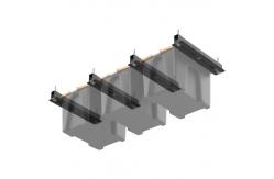China Adjustable Width Folding Rack for Overhead Garage Storage Classification Folding Rack supplier