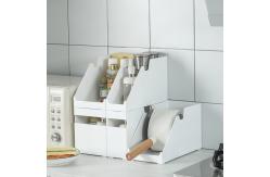 China 180mm Seasoning Plastic Cupboard Storage Boxes Kitchen Plastic Storage Organizer supplier