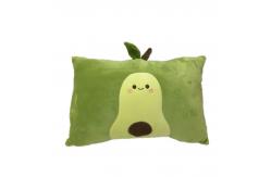 China Rectangular 0.5m Plush Pillow Cushion Green Avocado Pillow Pp Cotton supplier