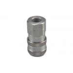 0.75 Inch 316 Stainless Steel BSPP Flat Face Coupler for sale