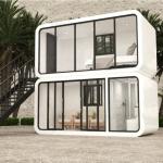 Commercial Prefab Mobile Office Pod Customized With Composite Wood Floor for sale