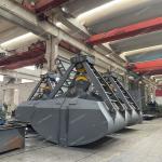 Clamshell Vessel Mechanical Grabs Bucket For Crane 27 CBM Capacity for sale