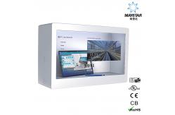 China High Resolution Transparent LCD Display Box , Transparent Display Showcase supplier