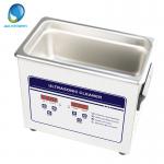 Metal Benchtop Ultrasonic Cleaner , 40KHz Ultrasonic Cleaning Equipment 3.2L 120 Watt for sale