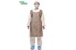 China Polyethylene Disposable Hospital Odorless Apron Without Sleeves supplier