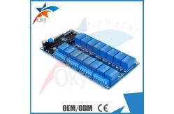 China 16 Channel Relay Module For Arduino 12v LM2576 Relay Plate With Optocoupler supplier