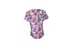 China 95% Polyester 5% Spandex 4 Way Stretch Scrubs Top Stretch Printing supplier