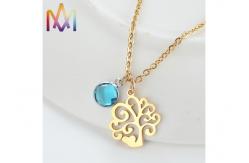 China Clavicle Womens Engraved Necklace supplier