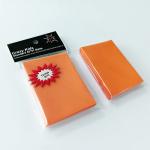 Orange Polypropylene Card Sleeves PVC Free Magic Gathering Sleeves for sale