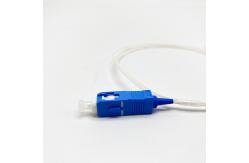 China White SC UPC G657A1 Pigtail For Fiber Optic Cable supplier