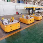 Magnetic Navigation AGV Trolley