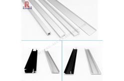 China Powder Coated Aluminium Finger Pull Handles AA6063 Material 3mm Thickness supplier
