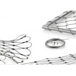 SS316 Steel Wire Rope Mesh 7*7 Structure Architectural For safety protection for sale