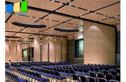 China Movable Dividing Folding Door Sliding Dividers Melamine Wooden Partition supplier