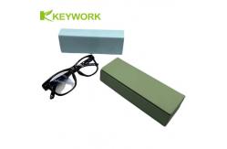 China Lycra Portable EVA Metal Eyeglass Case Hard Cuboid Eyewear Packaging Box supplier