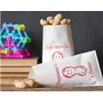Customized Printing Peanut / Ice Cream Sandwich Packaging Food Paper Bag for sale