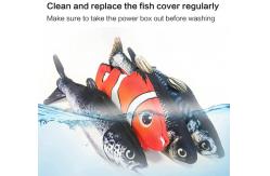 China Electric Moving Interactive Floppy Fish Dog Toy For Small Medium Dogs supplier