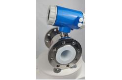 China RS485 4-20mA Digital Flow Meter Anti Corrosive Magnetic Flowmeter supplier