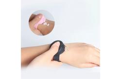 China Reusable 10ml Silicone Hand Sanitizer Bracelet supplier