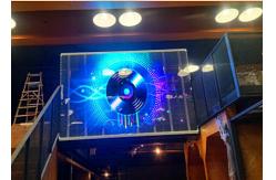 China High Definition Transparent LED Display Hanging / Stacking Installation For Stations supplier