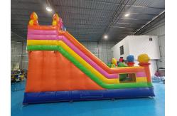 China Tarpaulin Inflatable Water Slides Cartoon Themed Kids Water Jumping Castle supplier