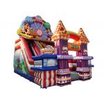 Ferris Wheel Inflatable Fun City With Digital Printing , Childrens Jumping Castle for sale