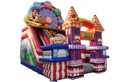 China Ferris Wheel Inflatable Fun City With Digital Printing , Childrens Jumping Castle supplier