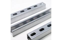 China Sturdy Rust Resistant Galvanized Unistrut Channel Lightweight 1-3mm Thickness supplier