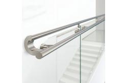 China Strong Stainless Steel Handrails with Polished PSS Finish for Glass Balustrades supplier