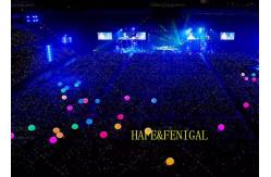 China 50cm 80cm 1m RGB LED Crowd Balls For Large Events Music Festivals supplier