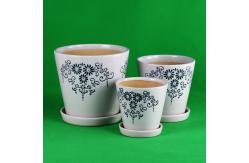 China Customized Ceramic Clay Pottery Plant Holders for Personalized and Versatile Garden Design supplier