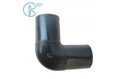 China PE100 PN16 SDR11 HDPE Fusion Fittings , HDPE 90 Degree Elbow With Welding Parameters supplier