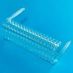 Customized Quartz Spiral Tube High Temperature Corrosion Resistant Quartz Glass Tube of Various Sizes for sale