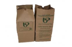 China Double Thickened Sewn Open Mouth Multiwall Paper Bags Yard Trash Leaf Packing supplier